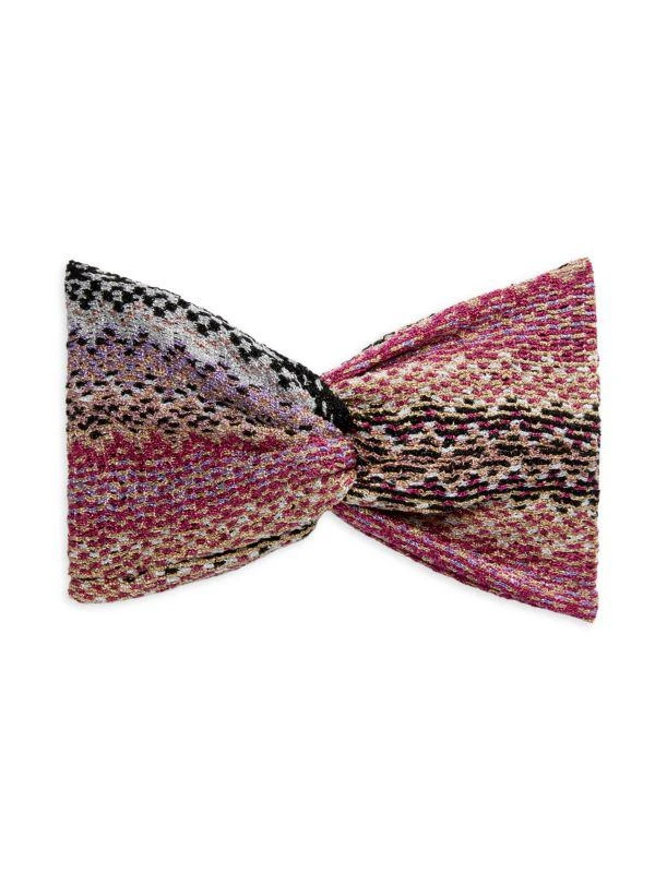 Shop Chevron Twist-Front Knit Headband on Sale at  display picture 1