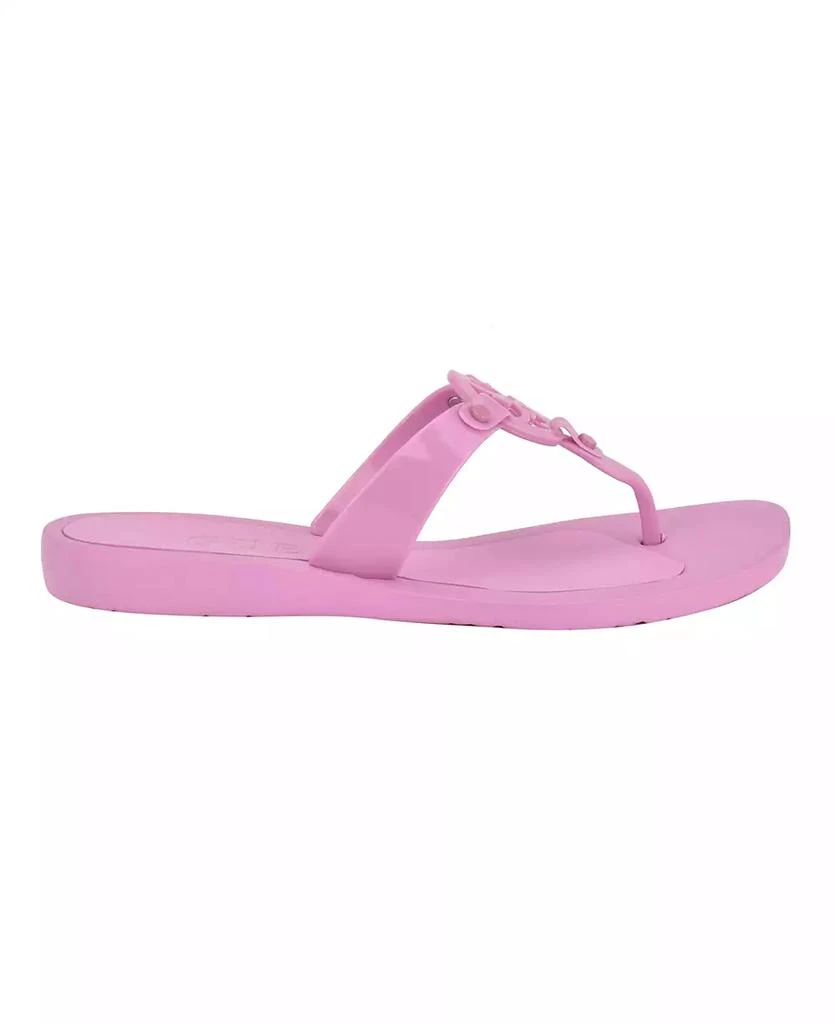 GUESS Women's Tyana Eva Flex Bottom Logo Thong Sandals 2