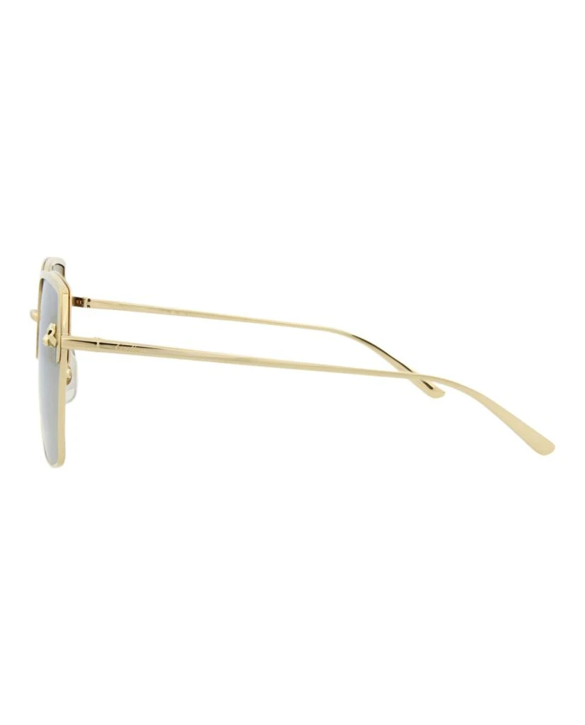 Cartier Square-Frame Metal Sunglasses 3