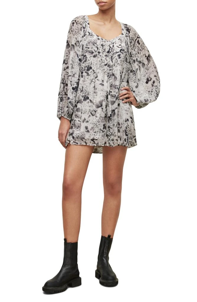 ALL SAINTS Sanina Waktu Long Sleeve Minidress 1