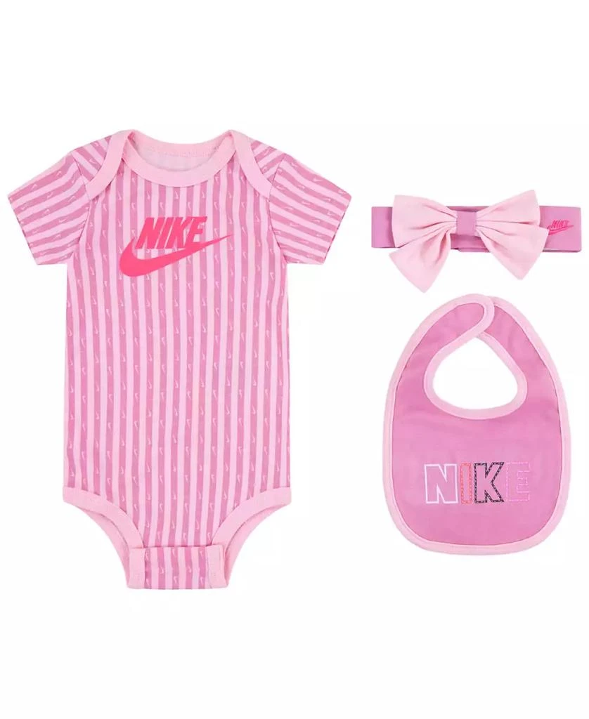 Nike Air Nike Piece Infant Set NIKE Baby Girls Swoosh Stripe