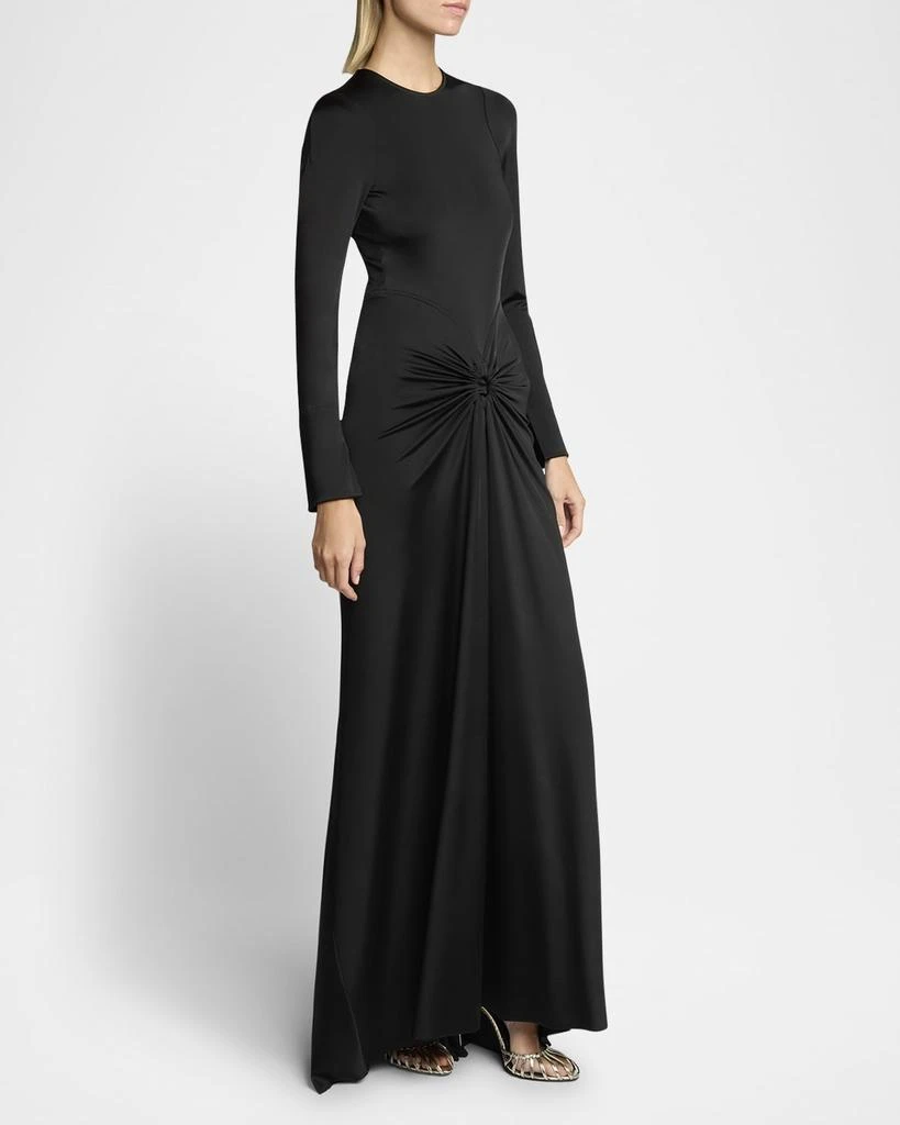 Victoria Beckham Gathered Long Sleeve Gown - Dresses & Skirts - Free  Shipping - BeyondStyle