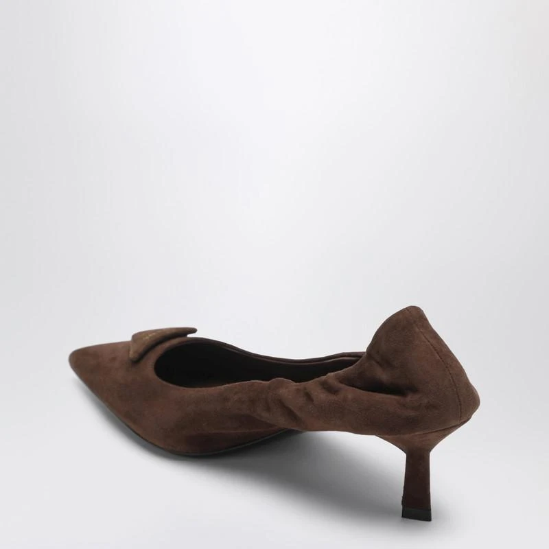 Prada Cocoa-colored suede pumps 4
