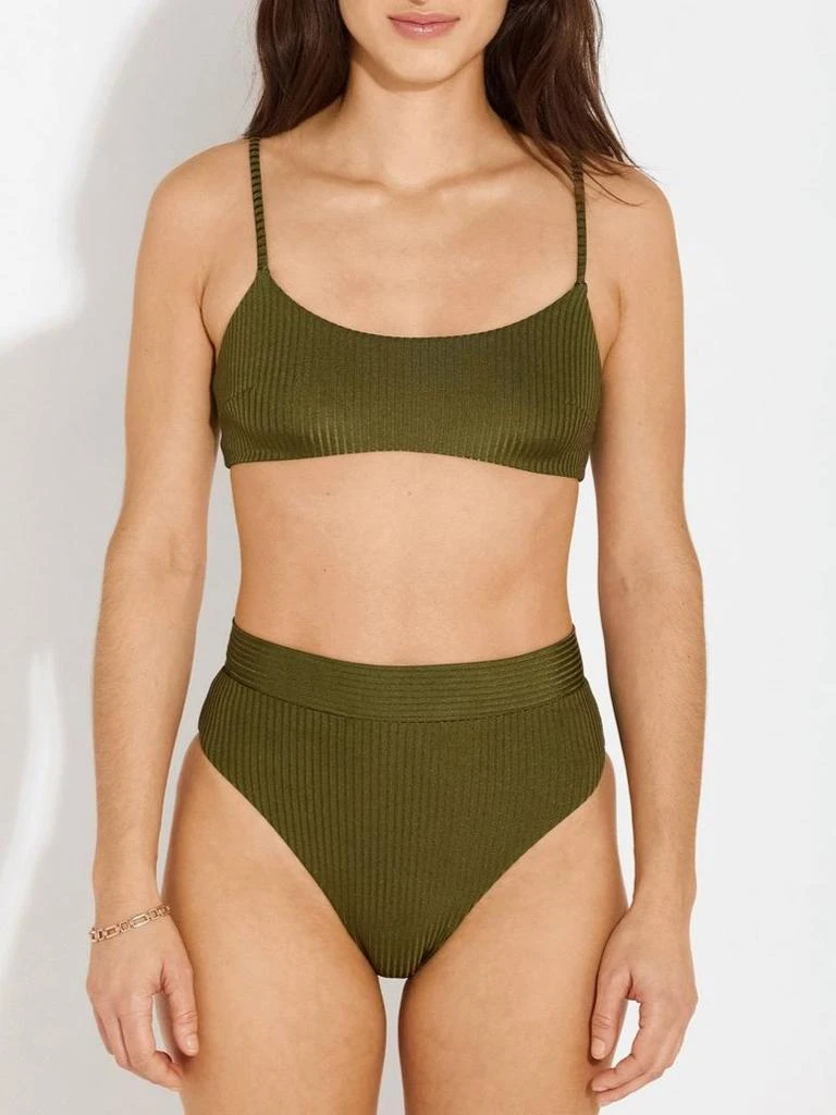 Albertine Haut De Maillot Alia - Kaki Folk 1