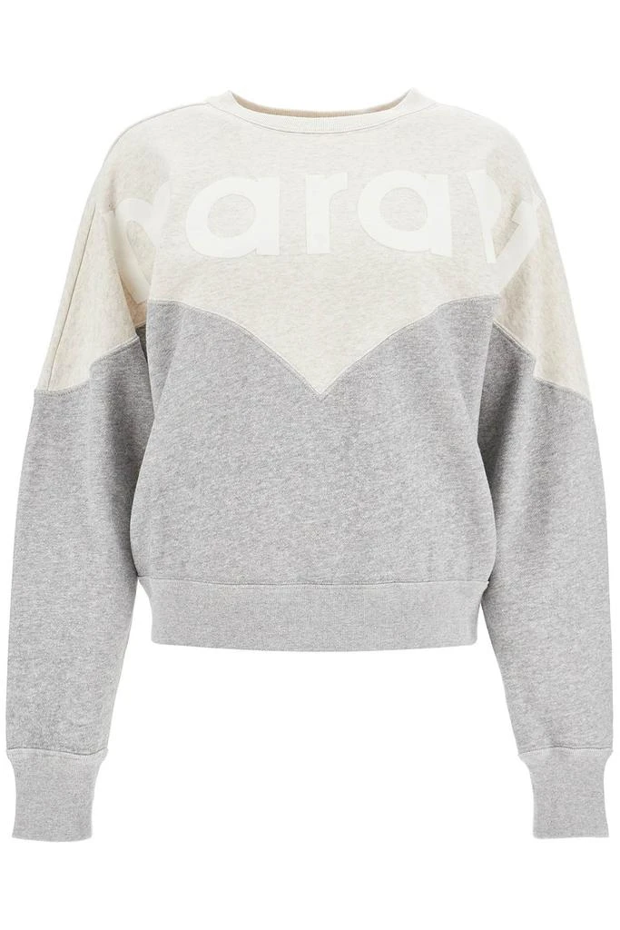 Isabel Marant houston sweatshirt with flocked logo 1