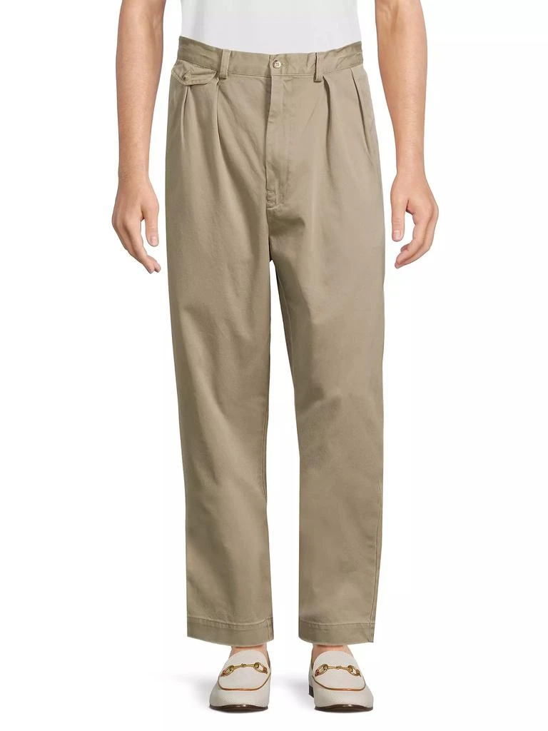 Ralph Lauren Whitman Pleated Cotton Chino Pants 3