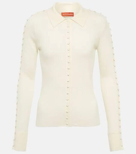 Altuzarra Kepler wool and silk cardigan 1
