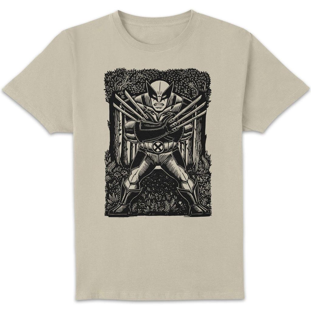 Marvel Marvel Wolverine Line Art Unisex T-Shirt - Cream