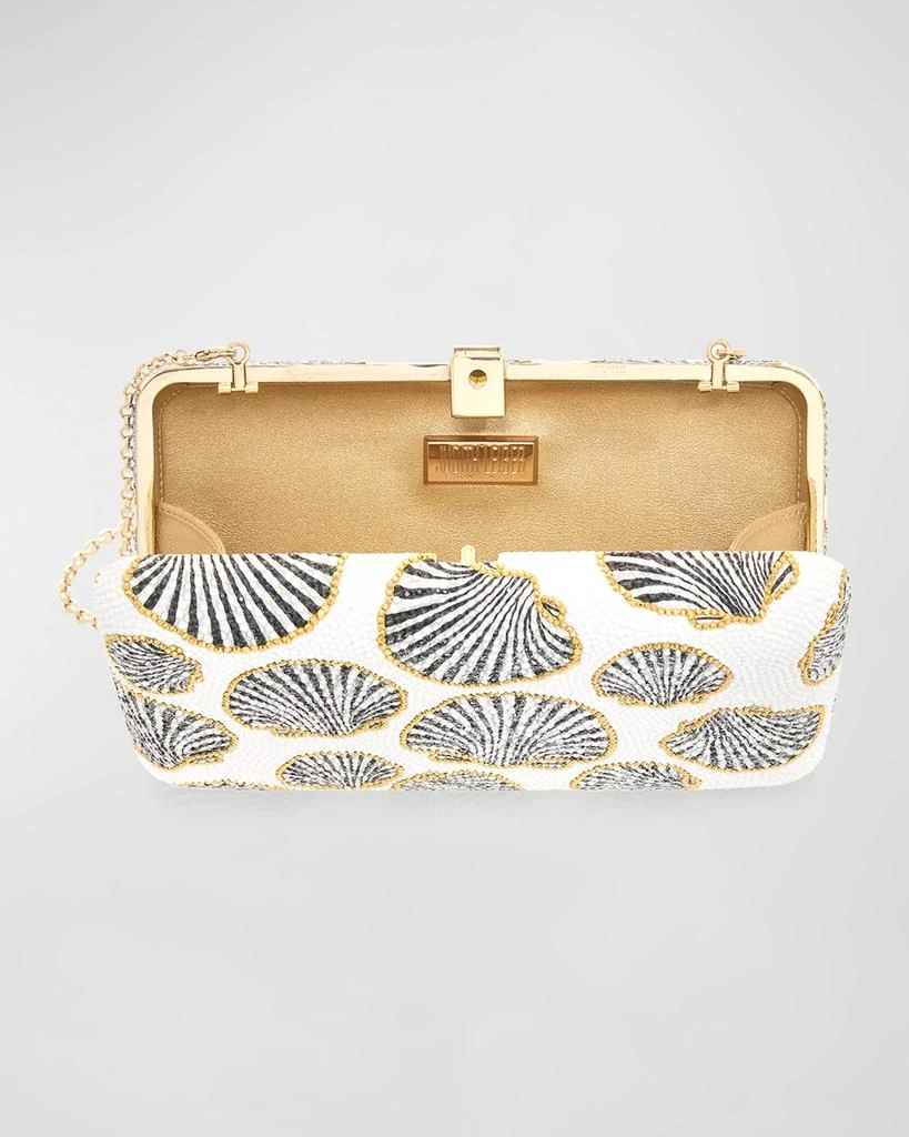 Judith Leiber Rectangle Midnight Mollusk Aurum Clutch Bag 2