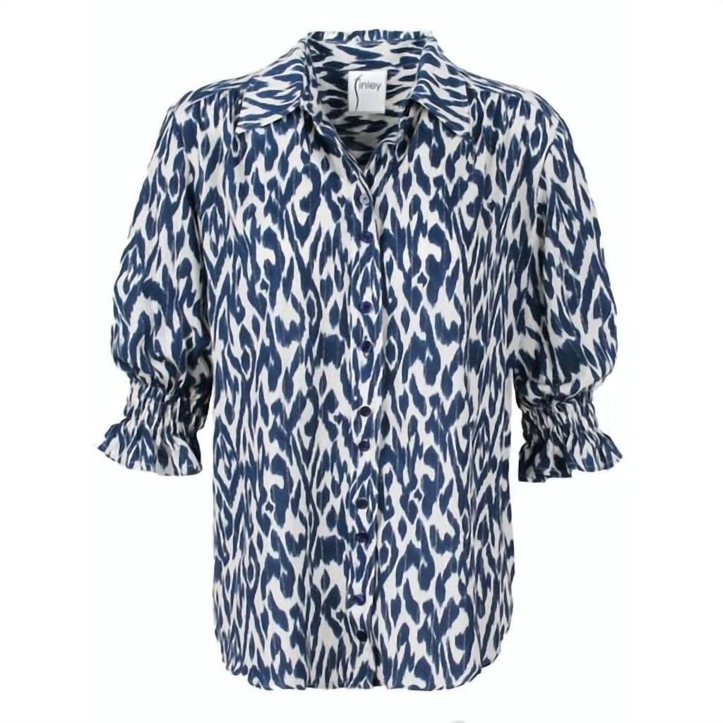 Finley Finley - Sirena Silver String Ikat Shirt