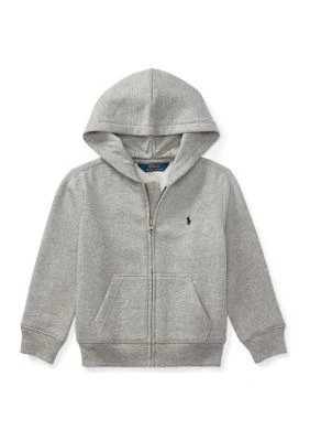 Ralph Lauren Lauren Childrenswear Boys 2 7 Cotton Blend Fleece Hoodie 1