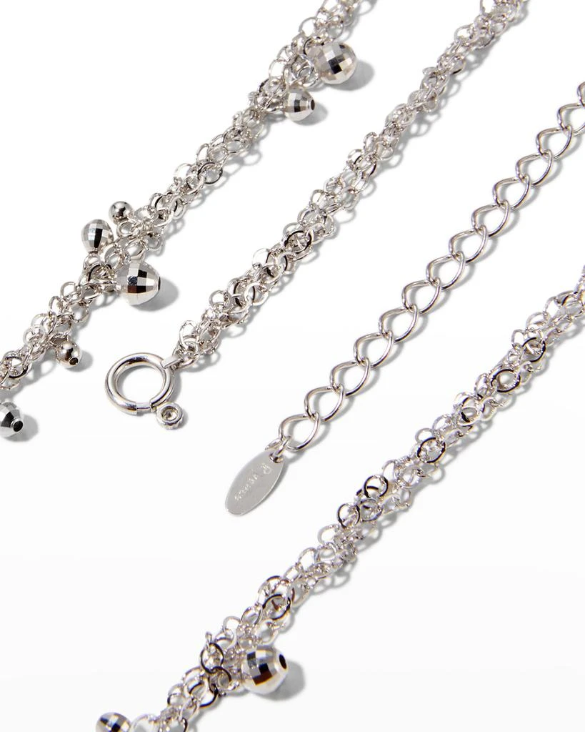 Platinum Born Platinum Beaded Y-Drop Necklace 4
