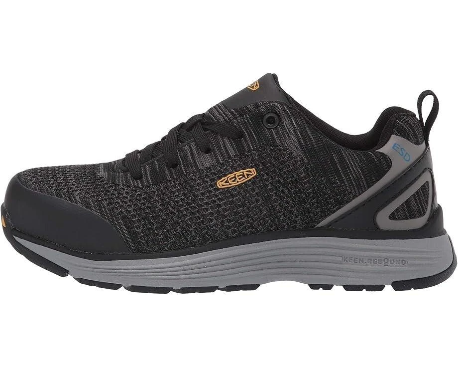 Keen Utility Sparta 1021349 Men's 11 Black Aluminum Toe ESD Work Shoes EEE4103 2