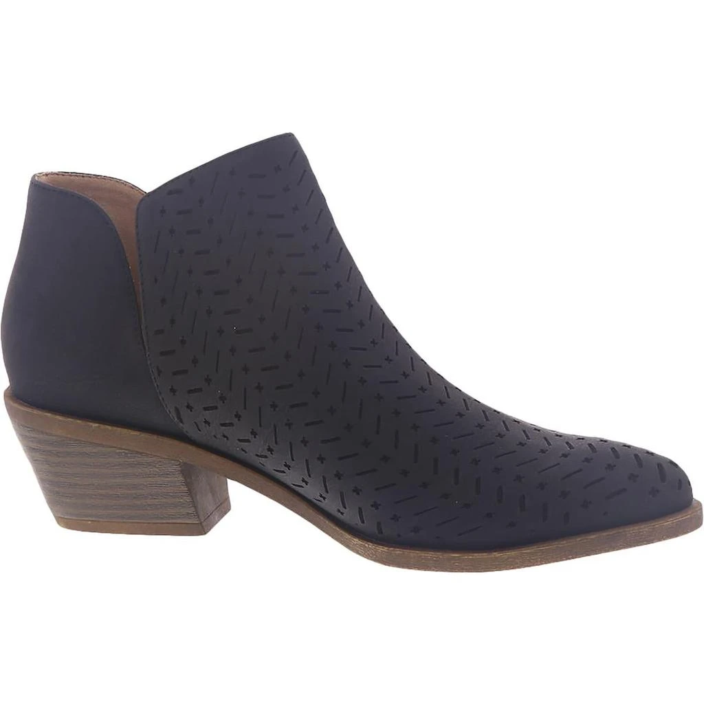 LifeStride Payton Womens Faux Leather Ankle Chelsea Boots 1