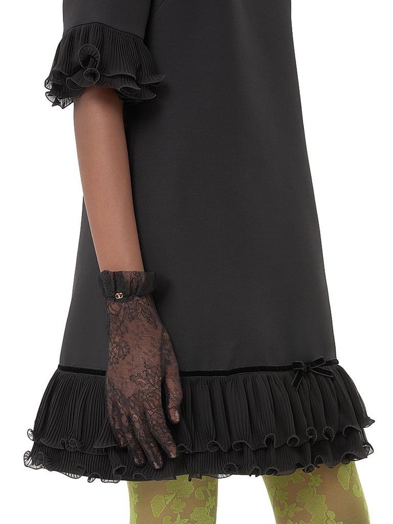 Valentino Vlogo Signature Lace Gloves