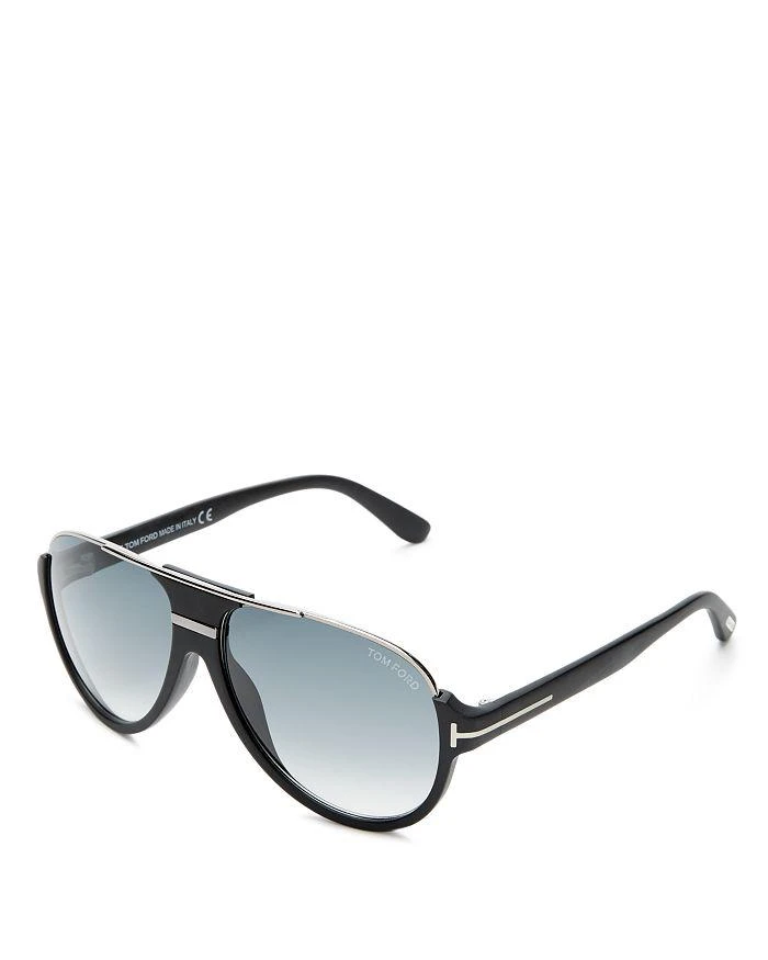 Tom Ford Dimitry Flat Top Aviator Sunglasses, 61mm 4