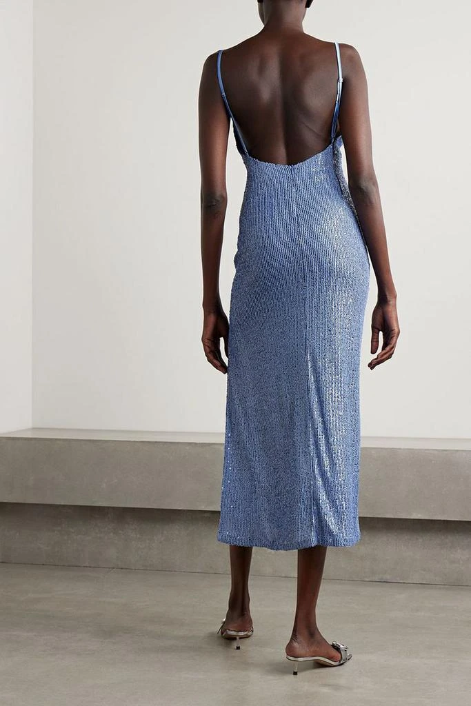 IN THE MOOD FOR LOVE Yuna draped sequined tulle gown 3