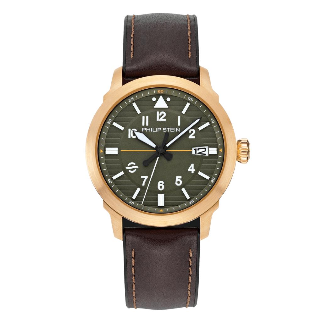 Philip Stein Skyfinder - Model 700BZ-PLTGRN-CPRBR