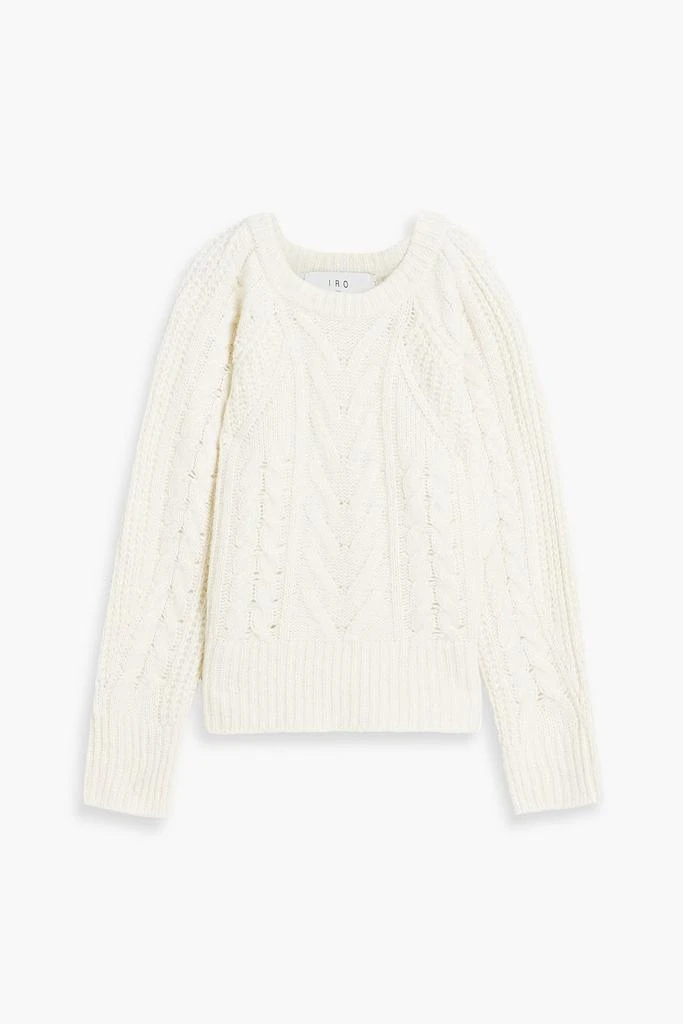 IRO Jaos cable-knit sweater 1