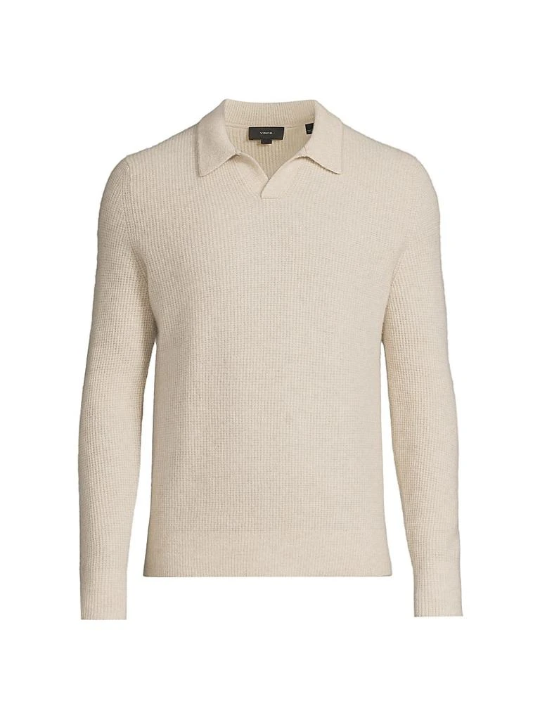 Vince Thermal Cashmere V-Neck Sweater 1