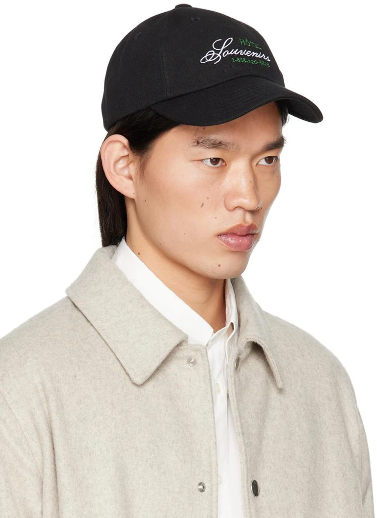 A.P.C. Black JJJJound Edition 'Hôtel Souvenirs' Cap 2