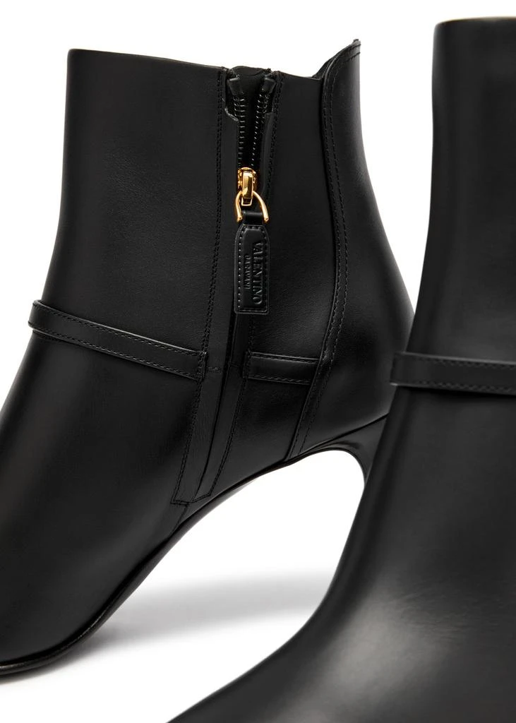 Valentino 75 Vlogo leather ankle boots 4
