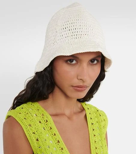 ANNA KOSTUROVA Crochet cotton bucket hat 2