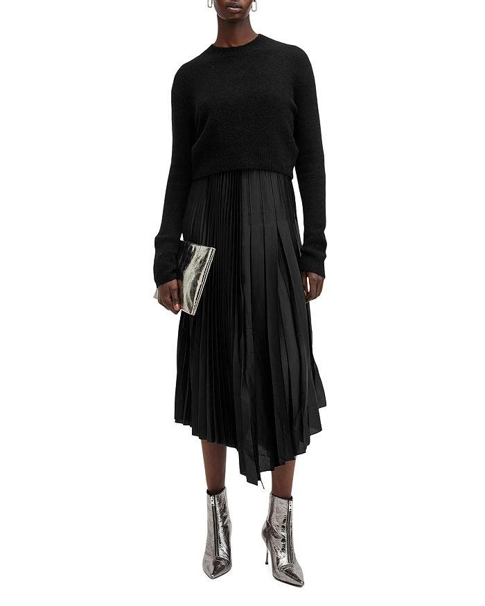 ALL SAINTS Jax 2-In-1 Pleated Maxi Dress 1
