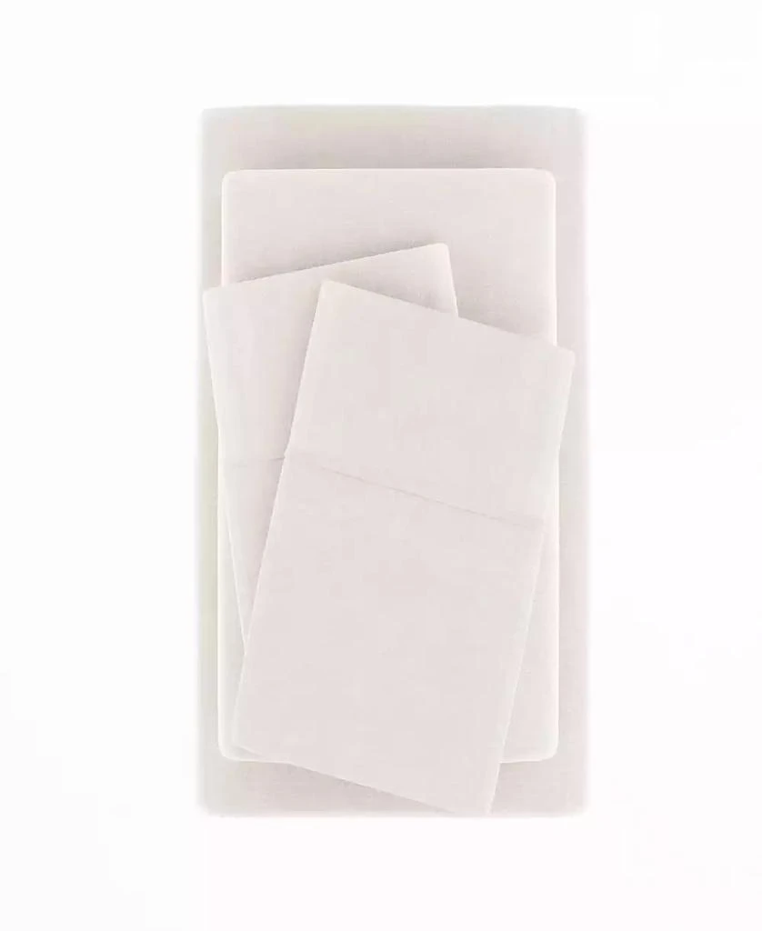 IENJOY HOME 300 Thread Count Linen Rayon From Bamboo Blend Deep Pocket 3-Pc. Sheet Set, Twin 3