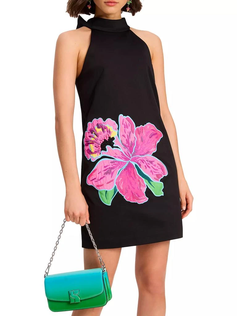 Kate Spade Mainline Floral Appliqué Shift Dress 3