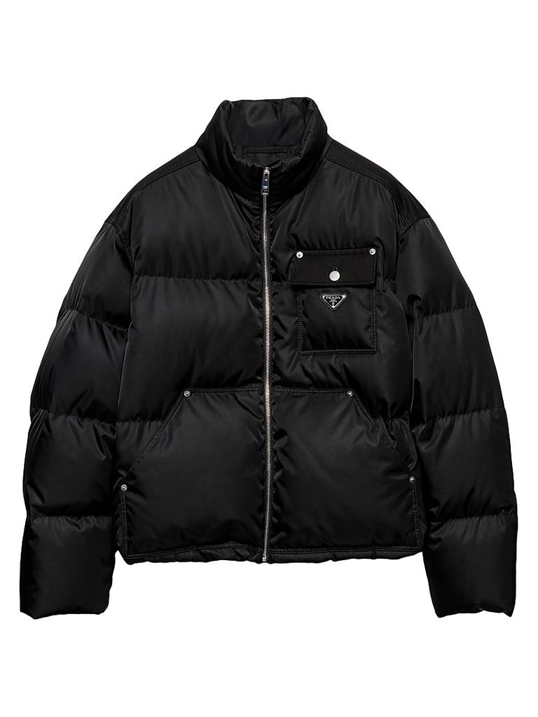 Prada Prada Zip-Up Down Bomber Jacket - Coats - Free