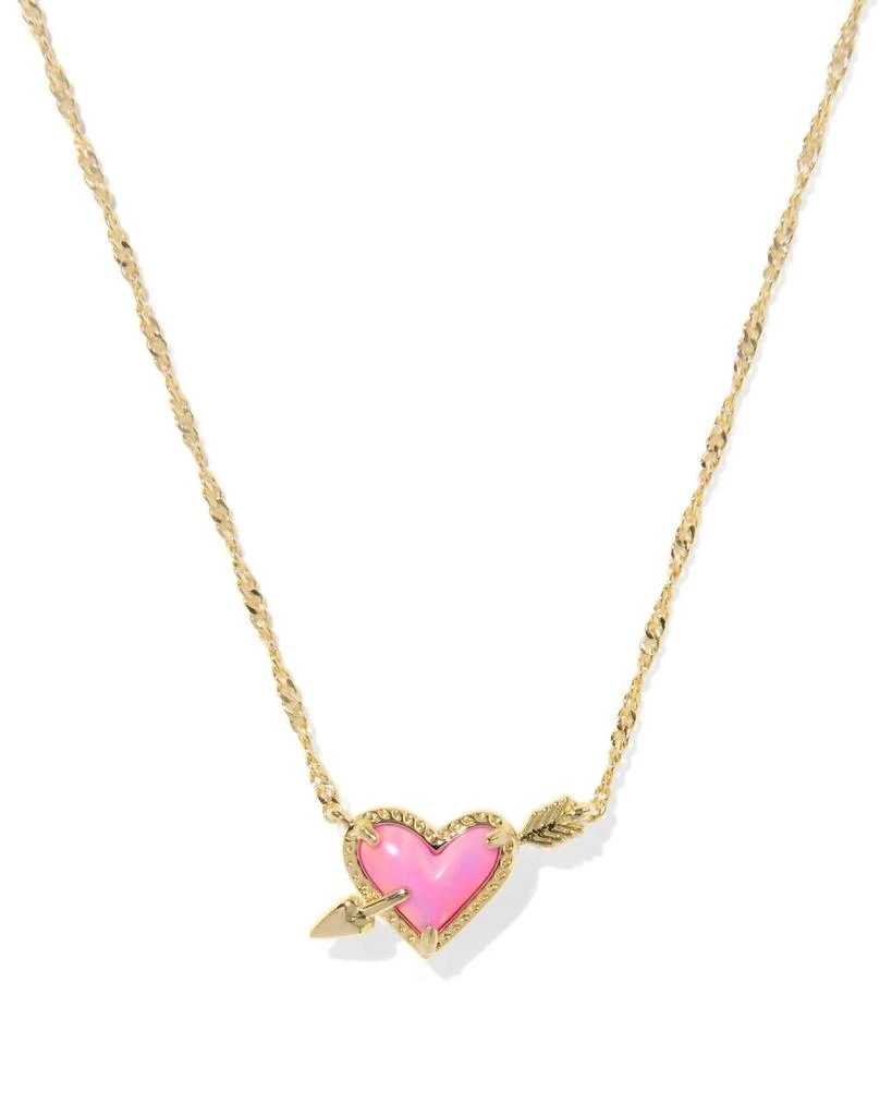 Kendra Scott Kendra Scott - Women
s Ari Heart Arrow Gold Short Pendant Necklace