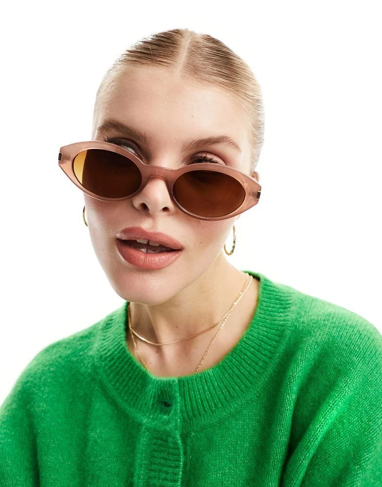 ALDO ALDO cat eye sunglasses in tan 3