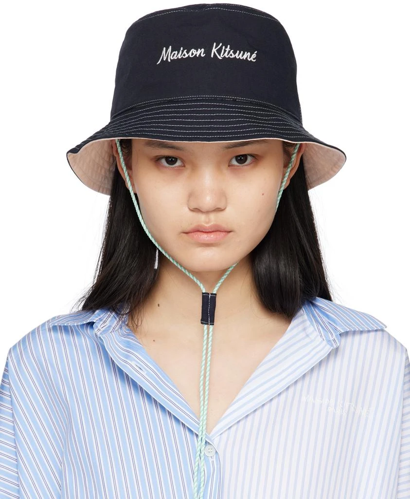 Shop Navy Hotel Olympia Edition Bucket Hat on Sale at 