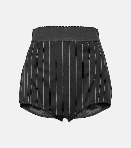 Dolce 
Gabbana Pinstripe wool-blend shorts 1