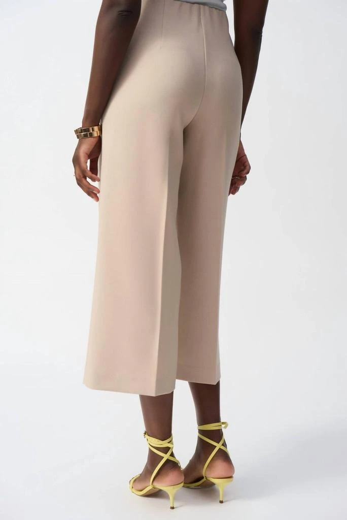 JOSEPH RIBKOFF Joseph Ribkoff - Pleated Beige High-waisted Trousers 2