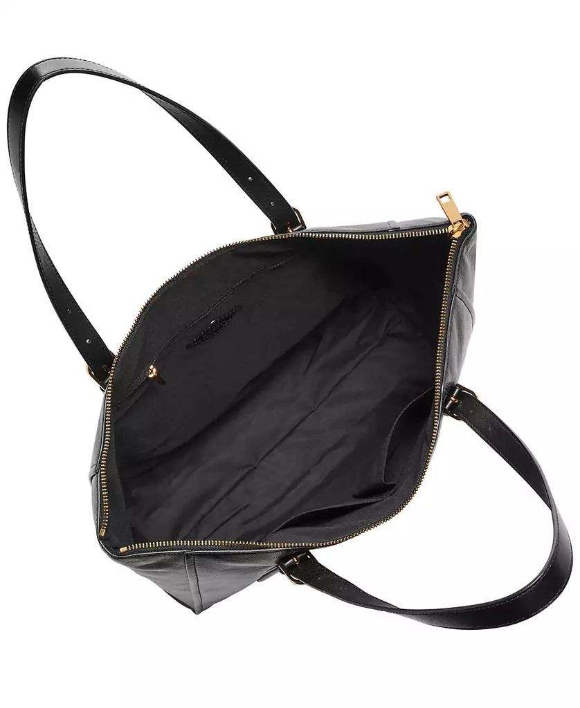 Fossil Carlie Leather Tote Bag 3
