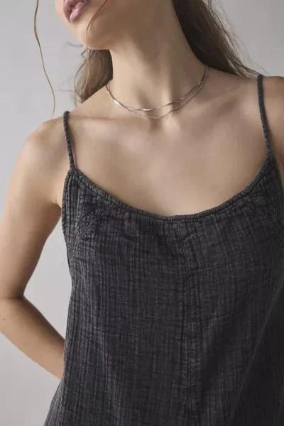 Out From Under Out From Under Cabot Cotton Gauze Tie-Back Romper 4