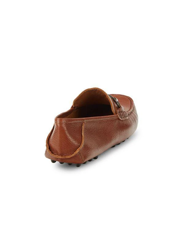 Saks Fifth Avenue Fold Leather Bit Loafers 3
