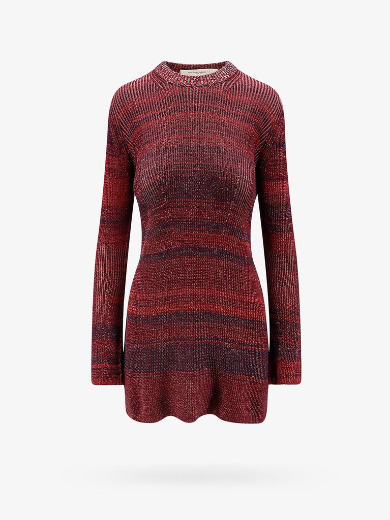 Golden Goose Knitted multicolor mini dress with stars detail