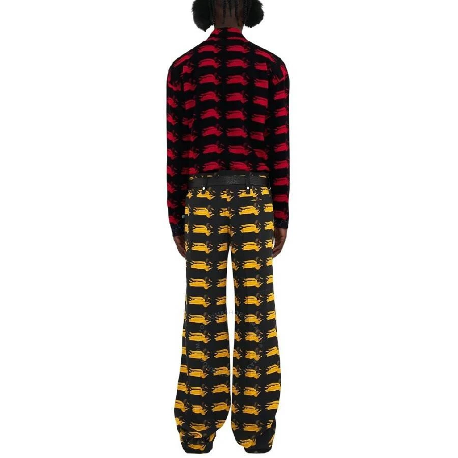 Burberry Duck-Print Wool Pants 2