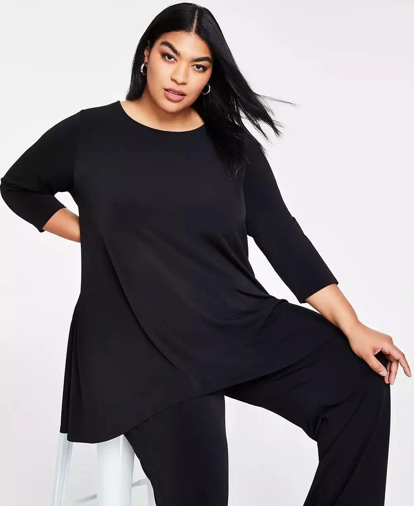 JM Collection Plus Size Swing Top, Exclusively at Macy's 3