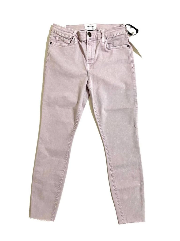 Current Elliott The Stiletto Skinny Stretch Raw Hem Jean In Purple 5