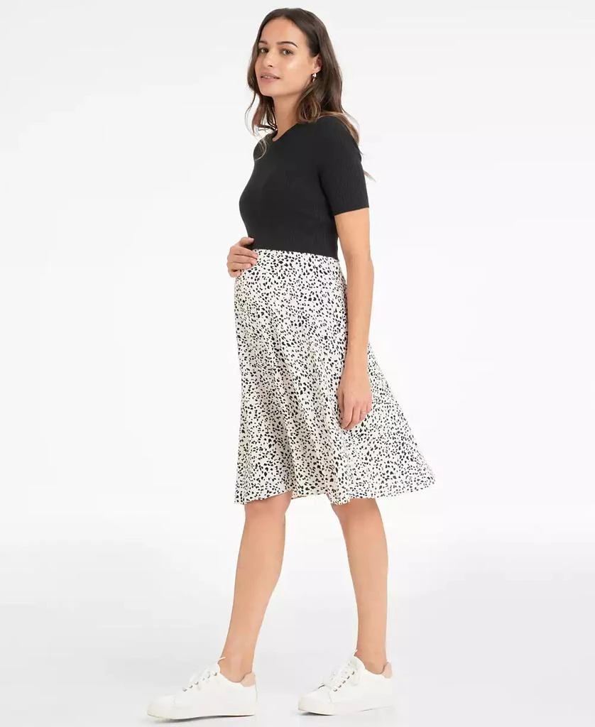 Seraphine Women's Knitted Top Maternity Nursing Dress 2