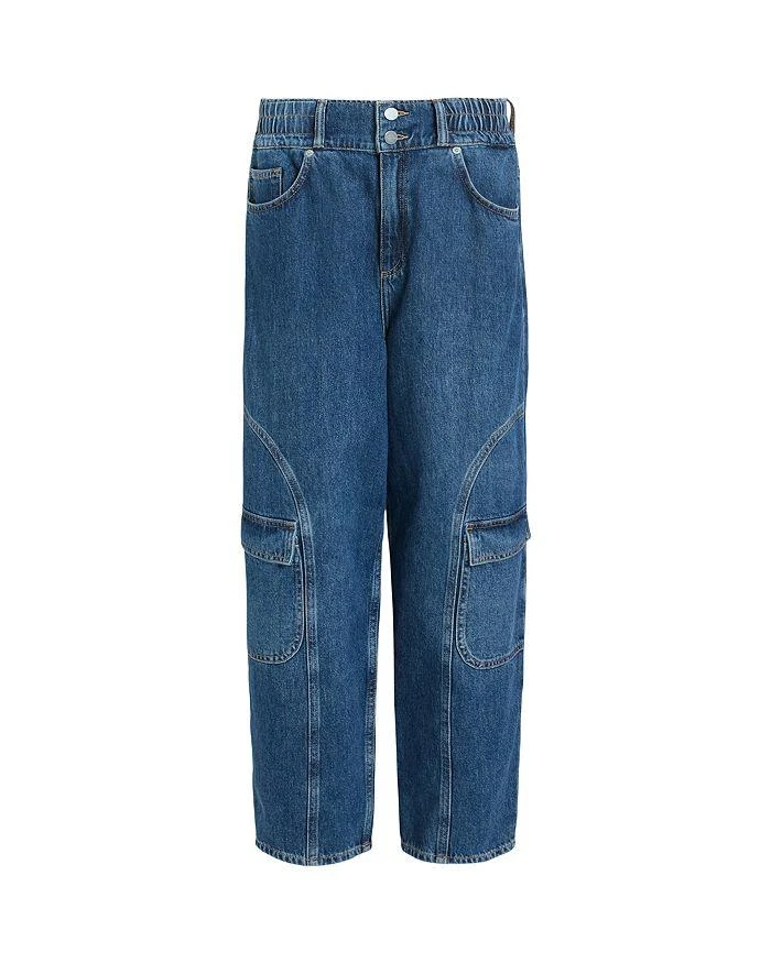 ALL SAINTS Hailey Mae Tapered Jeans in Mid Indigo 8