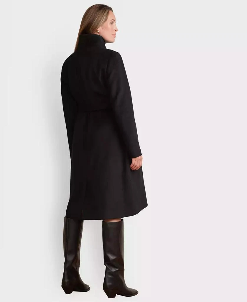 Seraphine Women's Wool Blend Wrap Maternity Coat 4