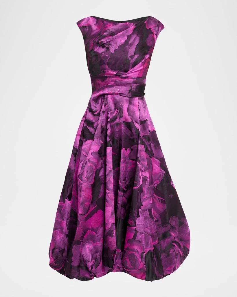 Talbot Runhof Floral Jacquard Bubble Midi Dress - Dresses & Skirts - Free Shipping - BeyondStyle Talbot Runhof Floral Jacquard Bubble Midi Dress - Dresses & Skirts - Free Shipping - BeyondStyle