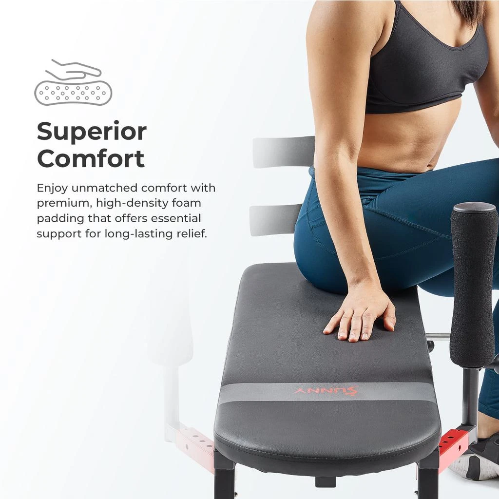 Sunny Health & Fitness Inversion Traction & Stretch Decompression Table 5