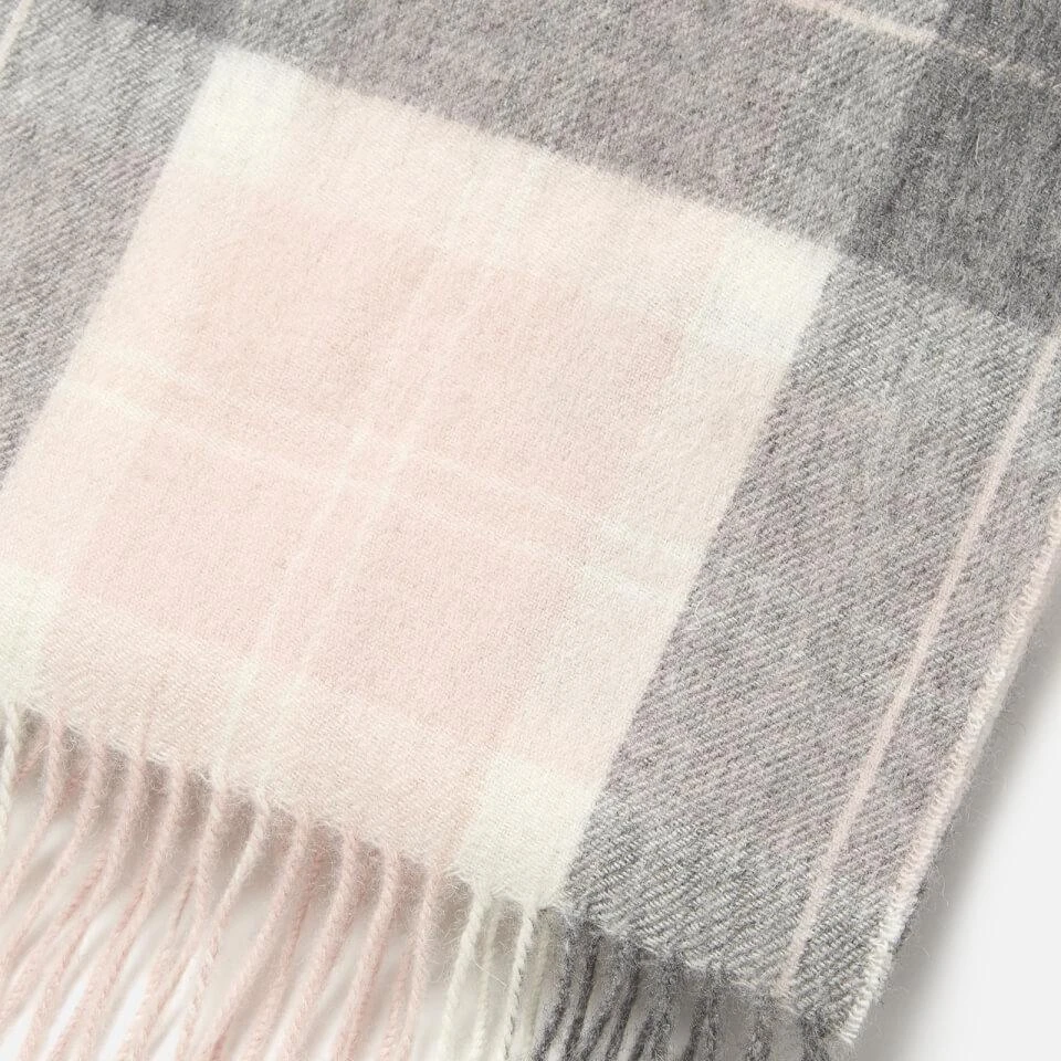 Barbour Barbour Women's Tartan Scarf - Pink/Grey Tartan 3