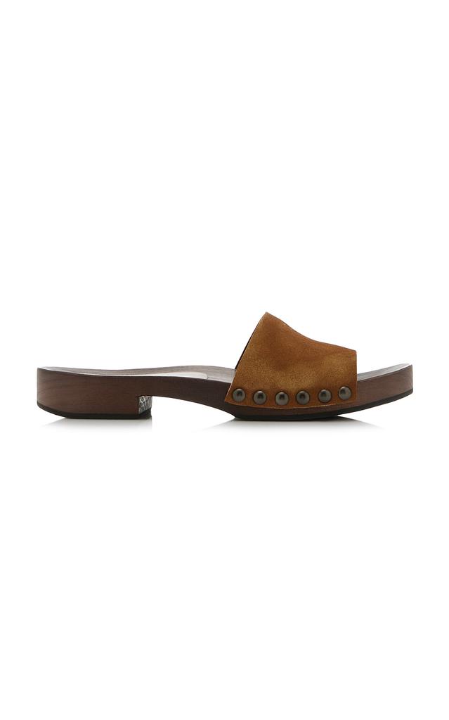 Miu Miu Miu Miu - Suede Clogs - Brown - IT 36 - Moda Operandi